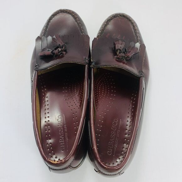 GH Bass WeeJuns Leather Layton Kiltie Kilted Tassel Loafer Men\'s Shoe 9 EEE N701 main image 11